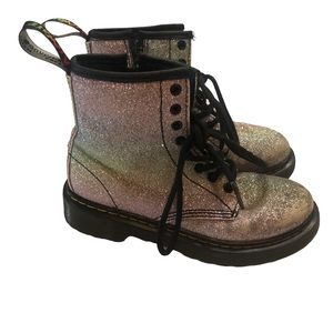 Rainbow glitter dr. Martens
